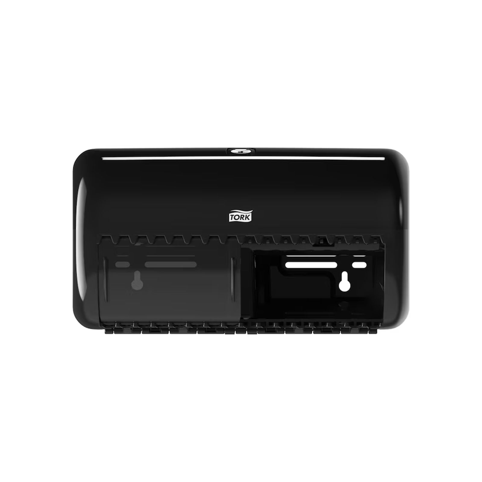 Tork 557008 Toilettenpapierspender für Kleinrollen schwarz Front