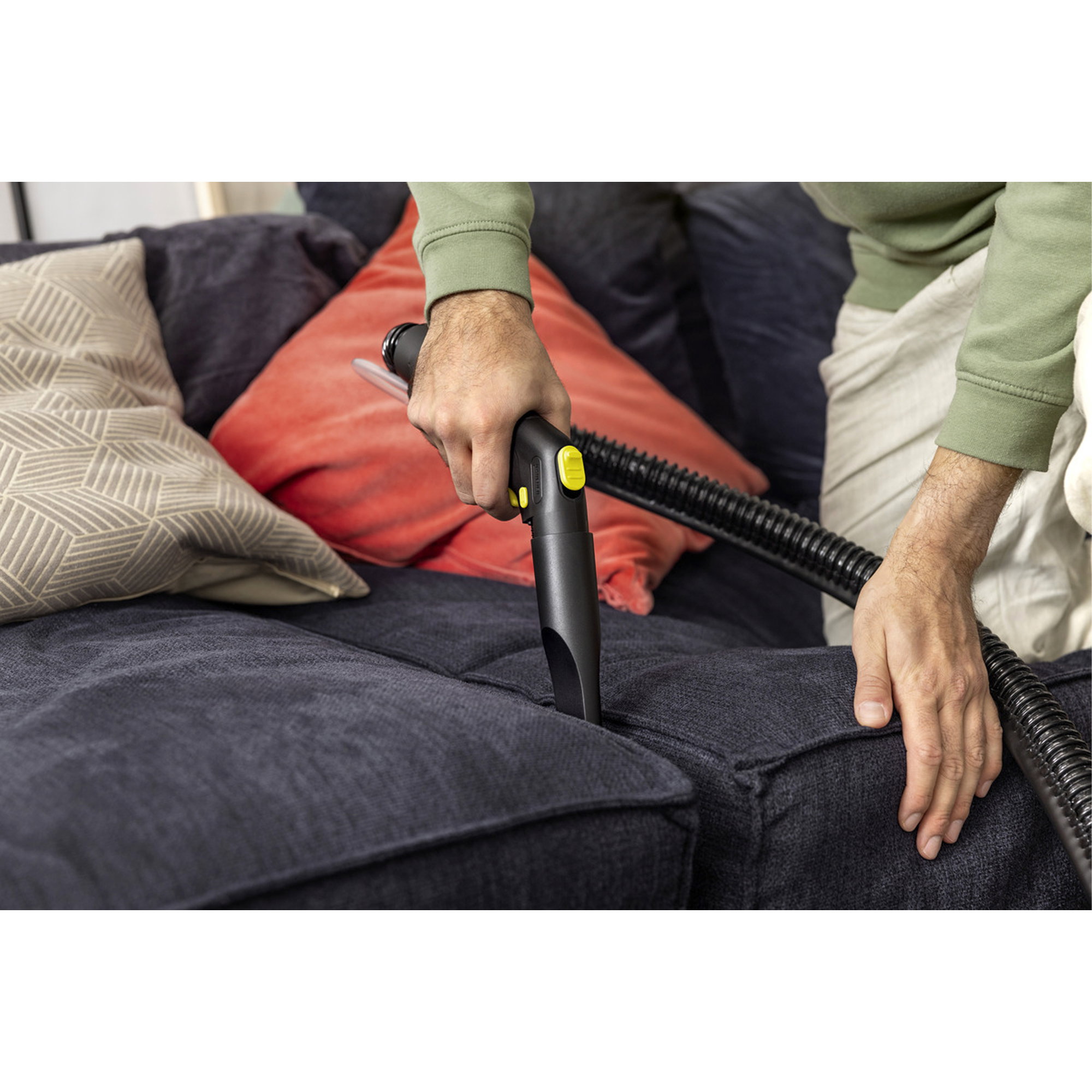 Staubsauger, Saugen, Sofa, Handgriff, Sofapolsterung