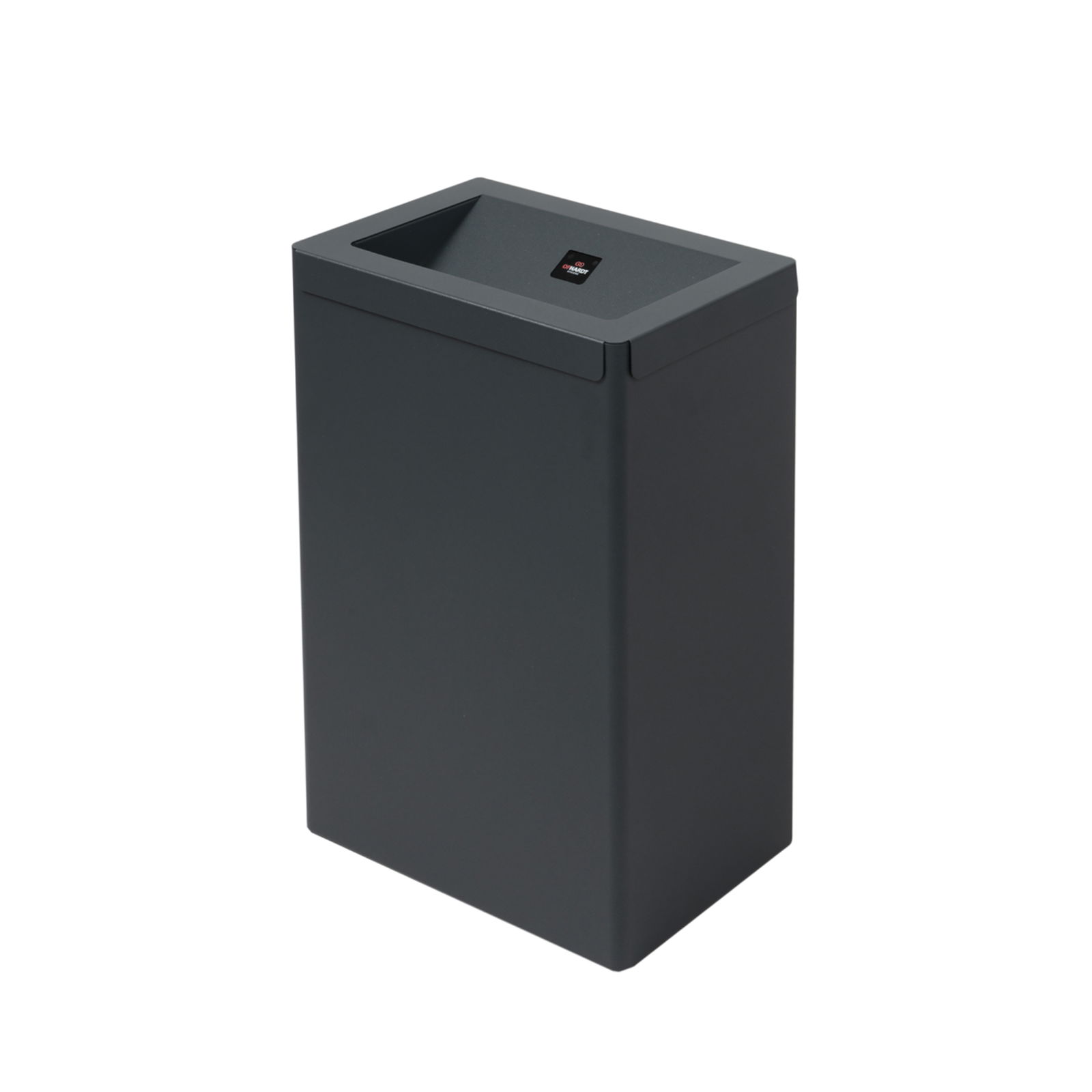 Ophardt 1423574 Abfalleimer 50 Liter Edelstahl Anthrazit OBU 50 P SG