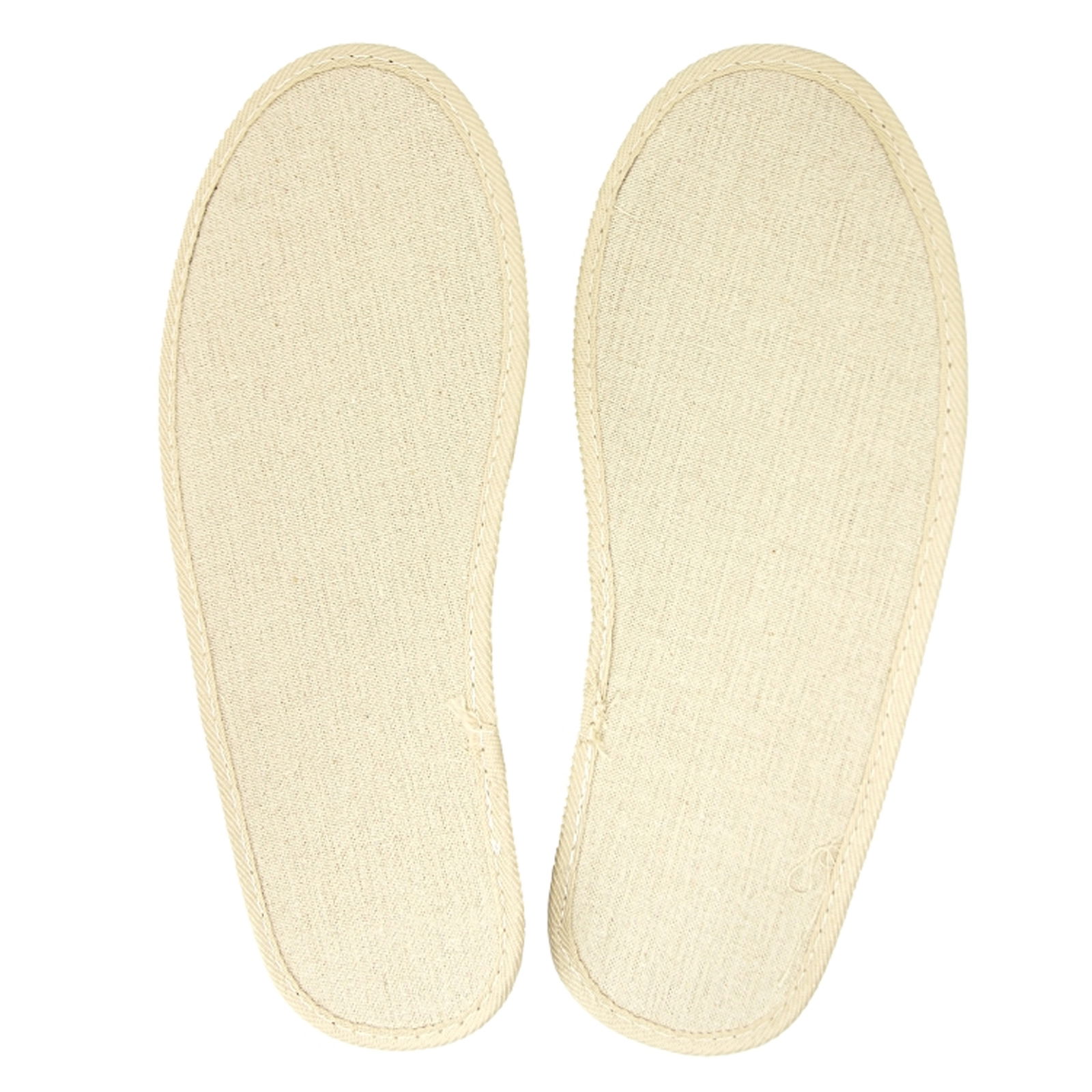 Hotelslipper Baumwolle beige geschlossen 31 cm