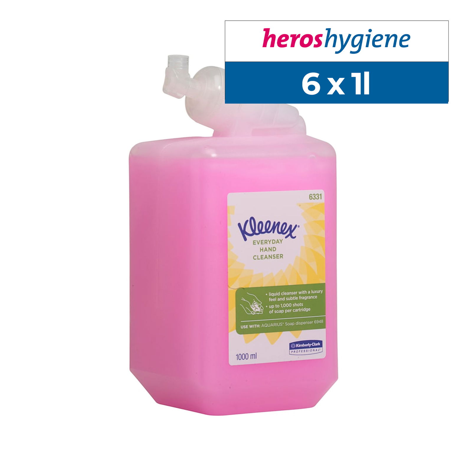 Kimberly Clark 6331 Flüssigseife 6 x 1l Rosa