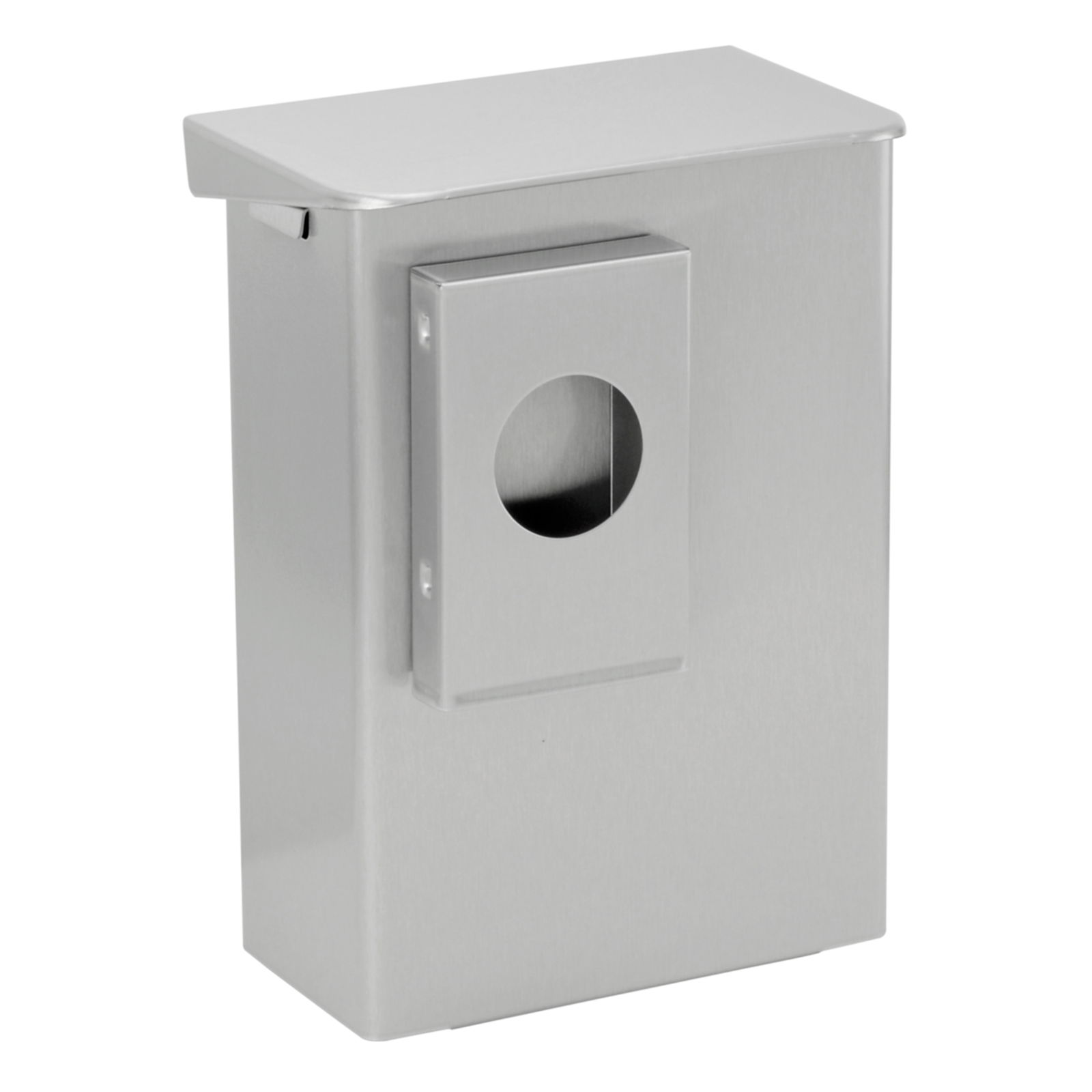 Cestino igienico 6 litri con dispenser di sacchetti igienici in acciaio inox