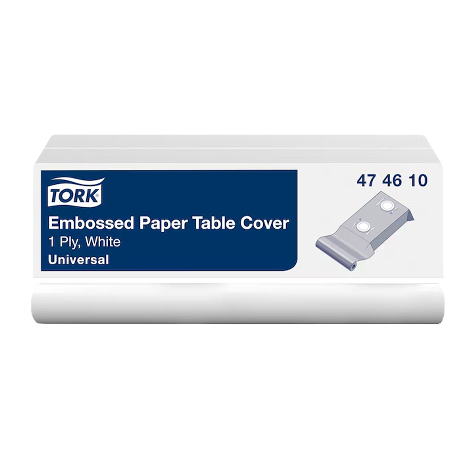 Rouleau de nappe en papier recyclé | 100 m x 120 cm | Tork 474610 Universal