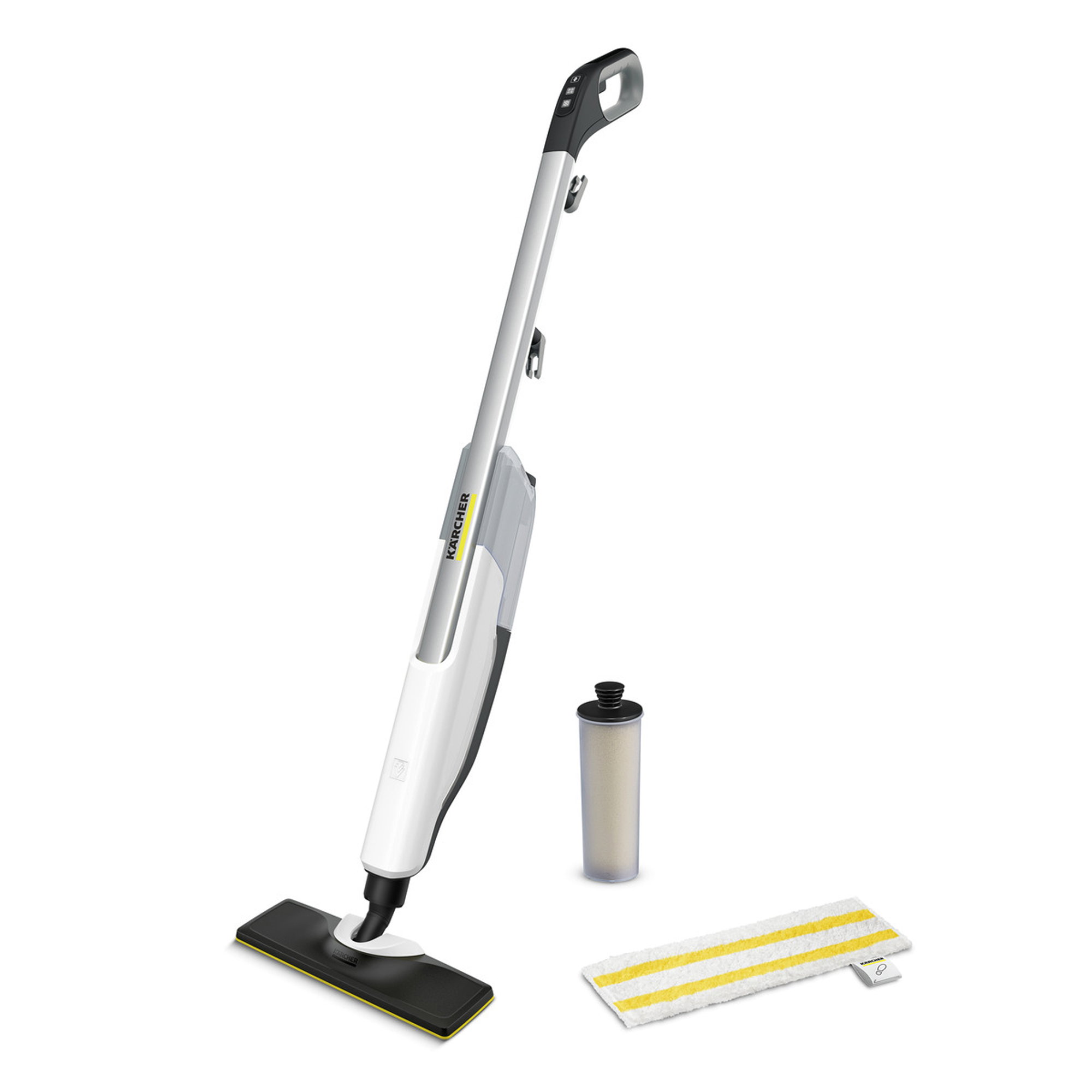 Stielstaubsauger, Kärcher, Makromodell, Mikrofasertücher, Filtereinsatz