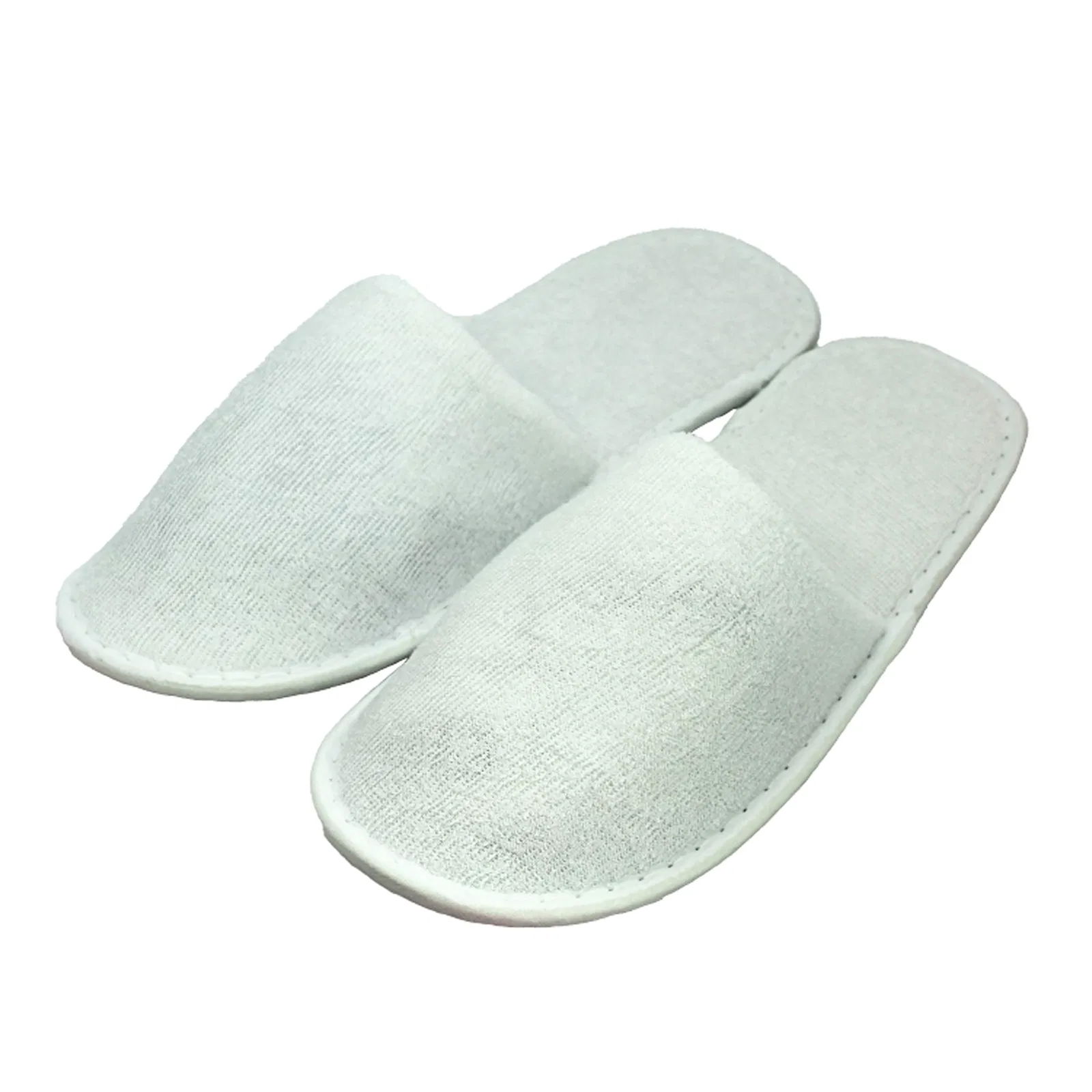 Hotelslipper Frottee weiss geschlossen 31 cm