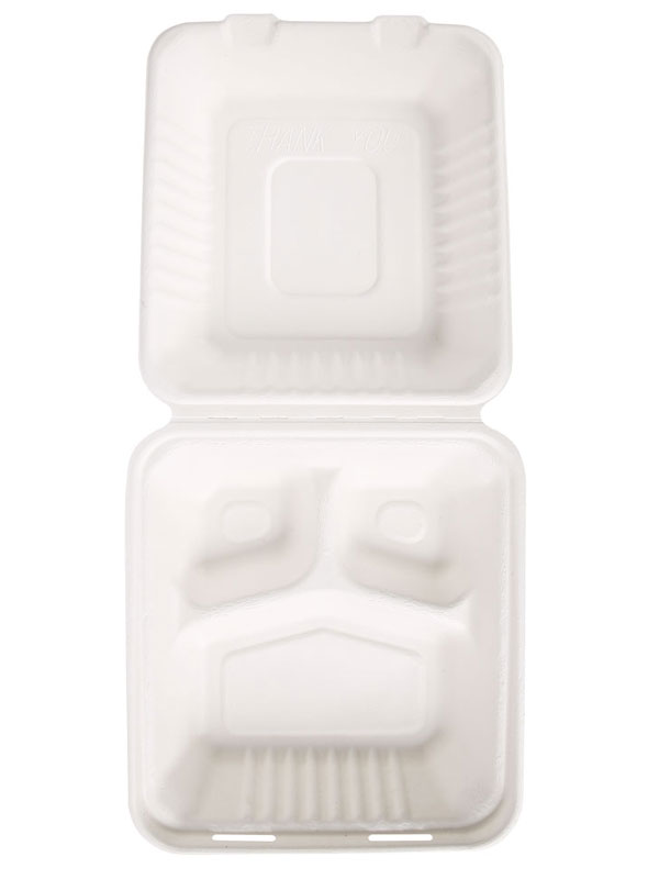 BIO Take-Away-Box "Triple" Zuckerrohr