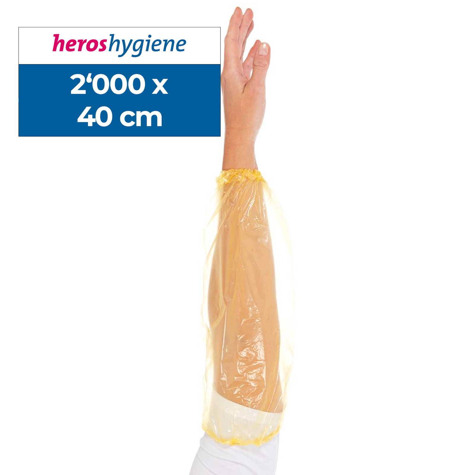 Ärmelschoner Gelb Light Polyethylen