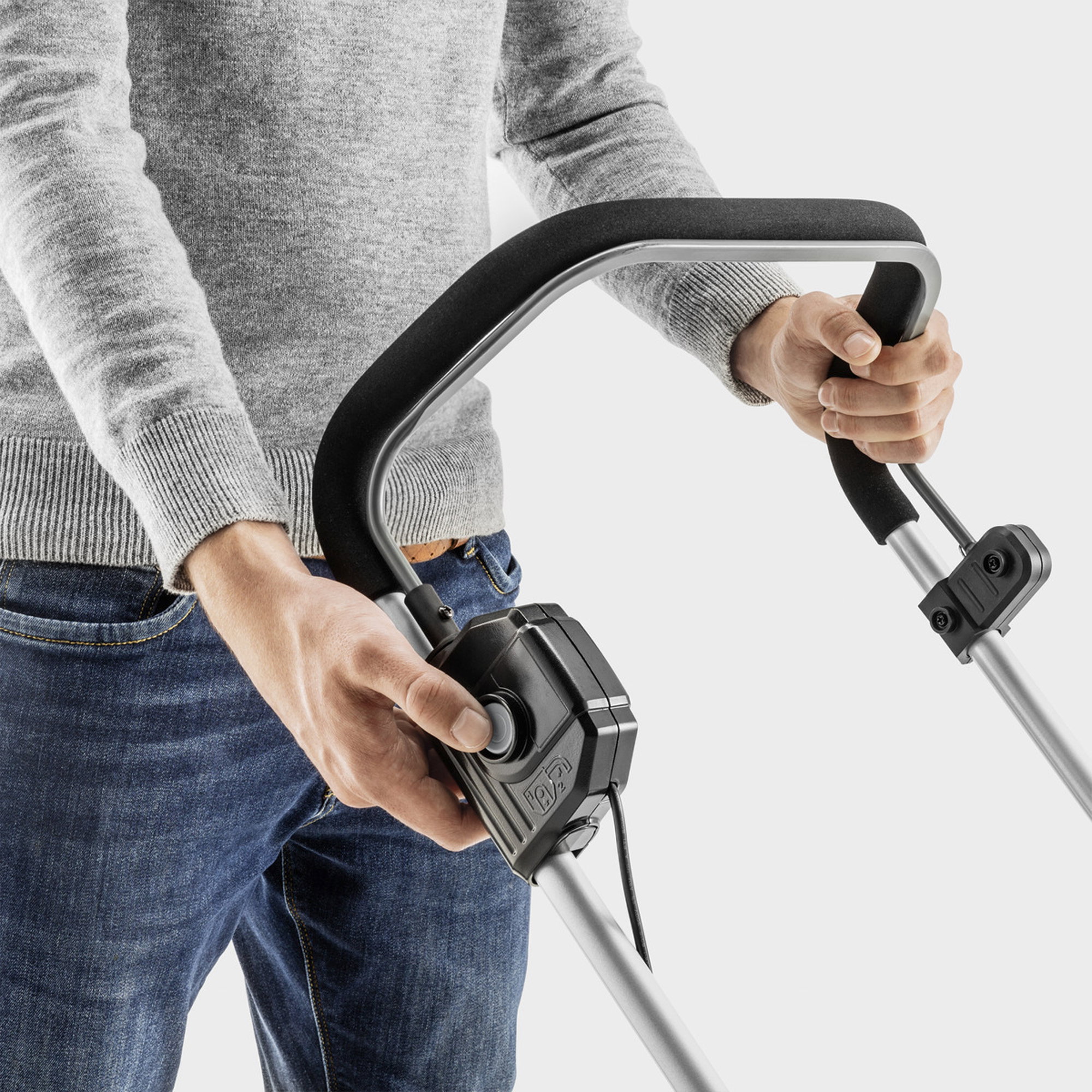 Gartengerät, Heckenschere, Griff, Kabel, Metallstange