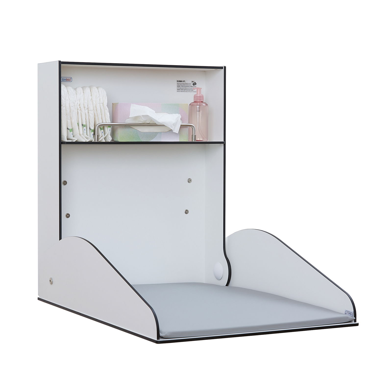 timkid TKS8001 KAWAHPL Wickeltisch Deluxe weiss offen