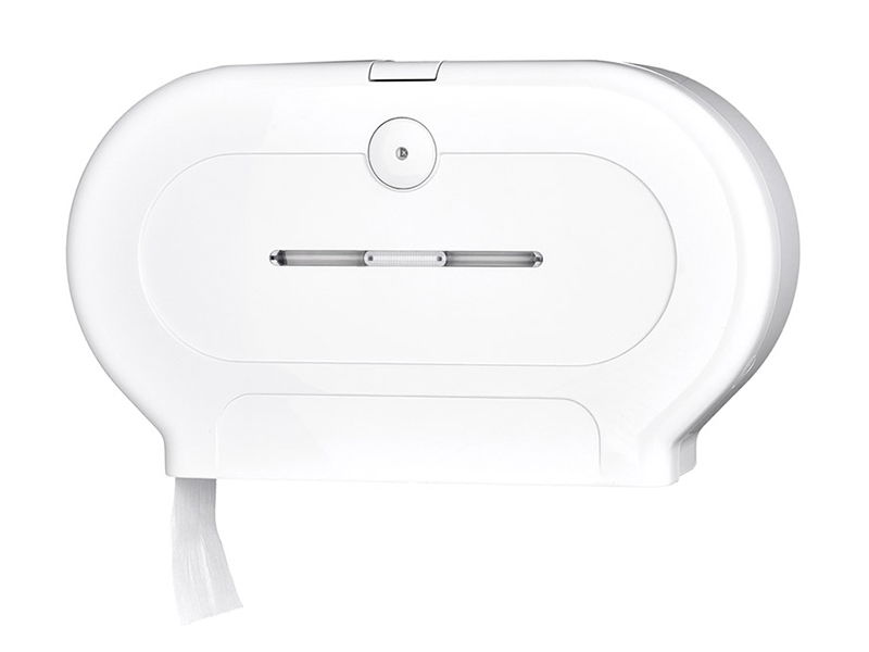 Toilettenpapierspender Kunststoff für 2 Mittelrollen