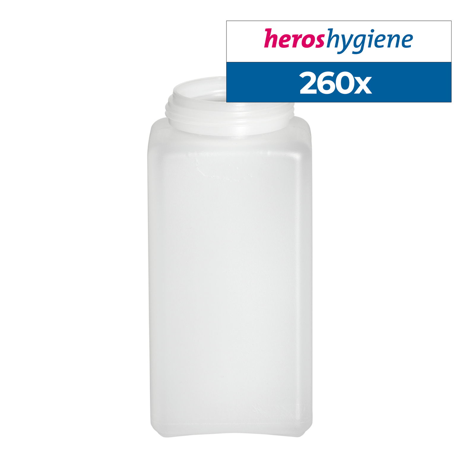 Ophardt 1413886P Euroflasche 500ml HDPE 58mm Flaschenhals