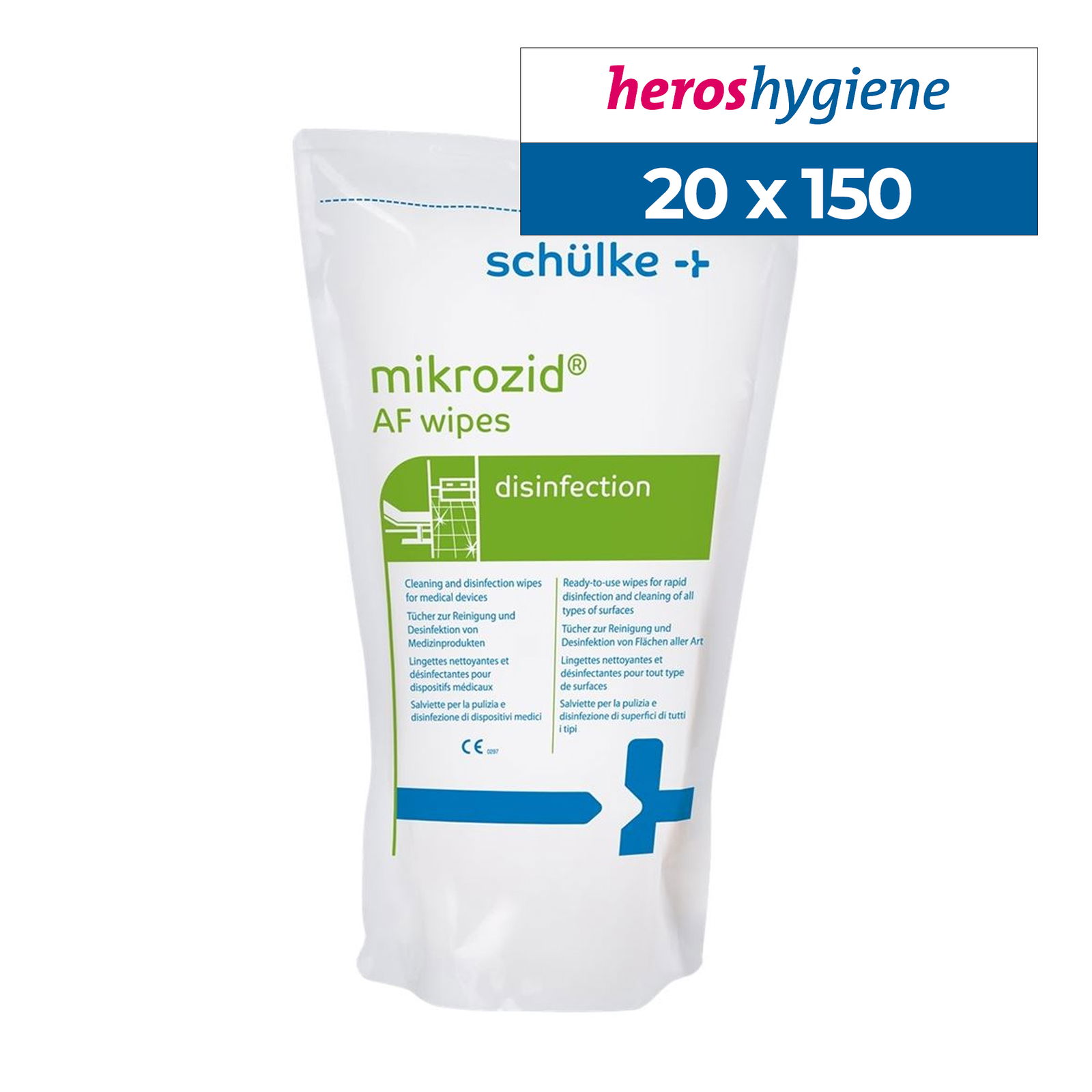 Schülke Mikrozid AF Wipes 70002062 Nachfüllpackung