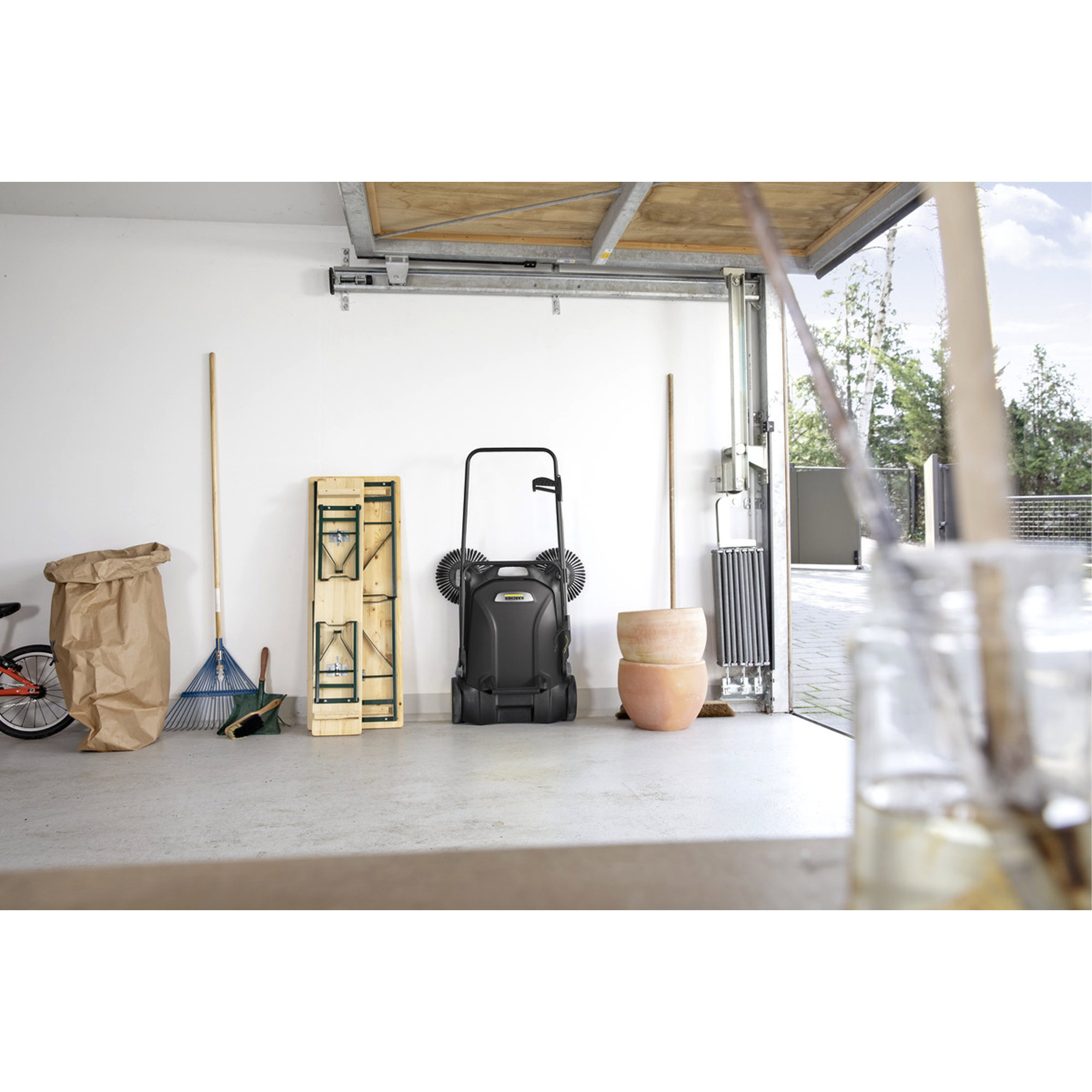Gartenwerkzeug, Rasenmulcher, Gartenbedarf, Werkzeuggarage, Aufbewahrungssystem
