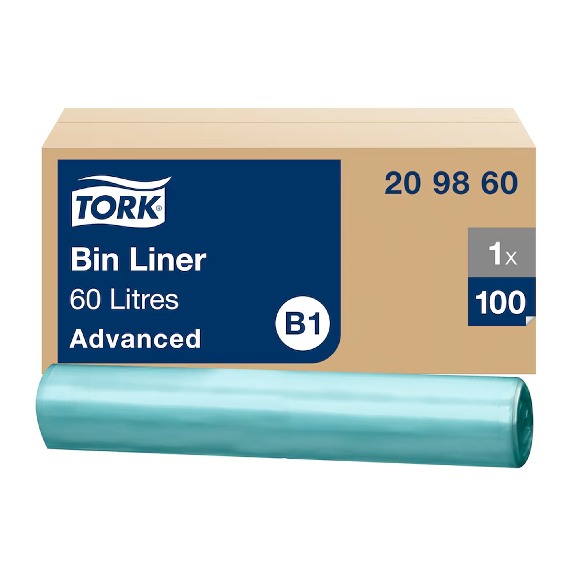 Abfallsäcke 60 Liter | Transparent | Tork 209860 B1