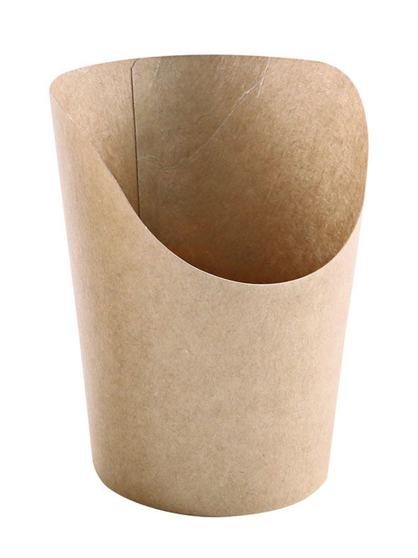 BIO Snackverpackung "Wrap" Kraftpapier