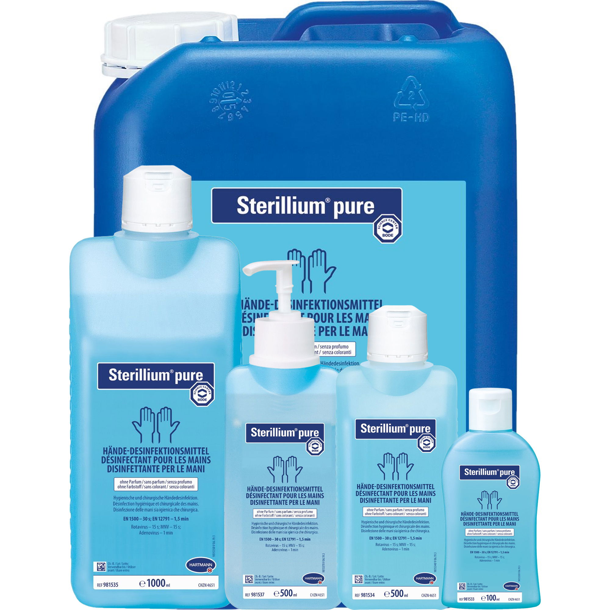 Sterilium pure Händedesinfektionsmittel | IVF Hartmann