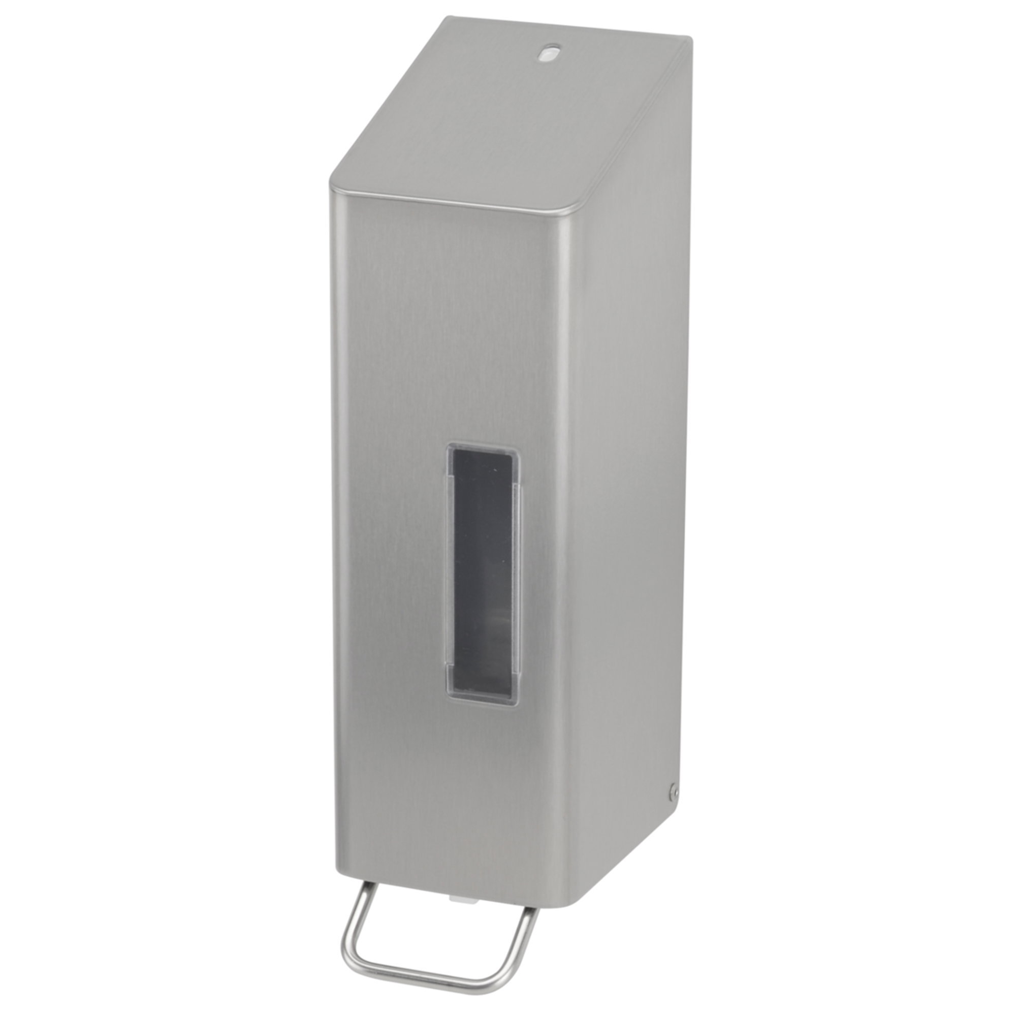 hand sanitizer, Dispenser, Wandhalterung, Metall, Transparentes Fenster