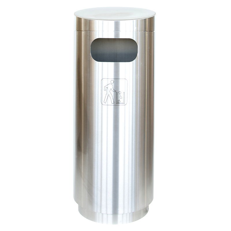CleanCity stainless steel 60 l free-standing waste garbage can