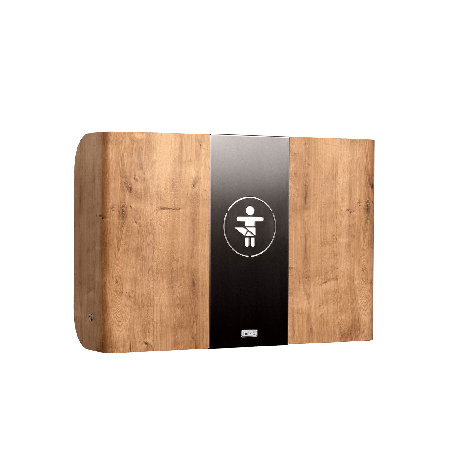 timkid TKQ3011 KAWAQ Wickeltisch horizontal Eiche Edelstahl