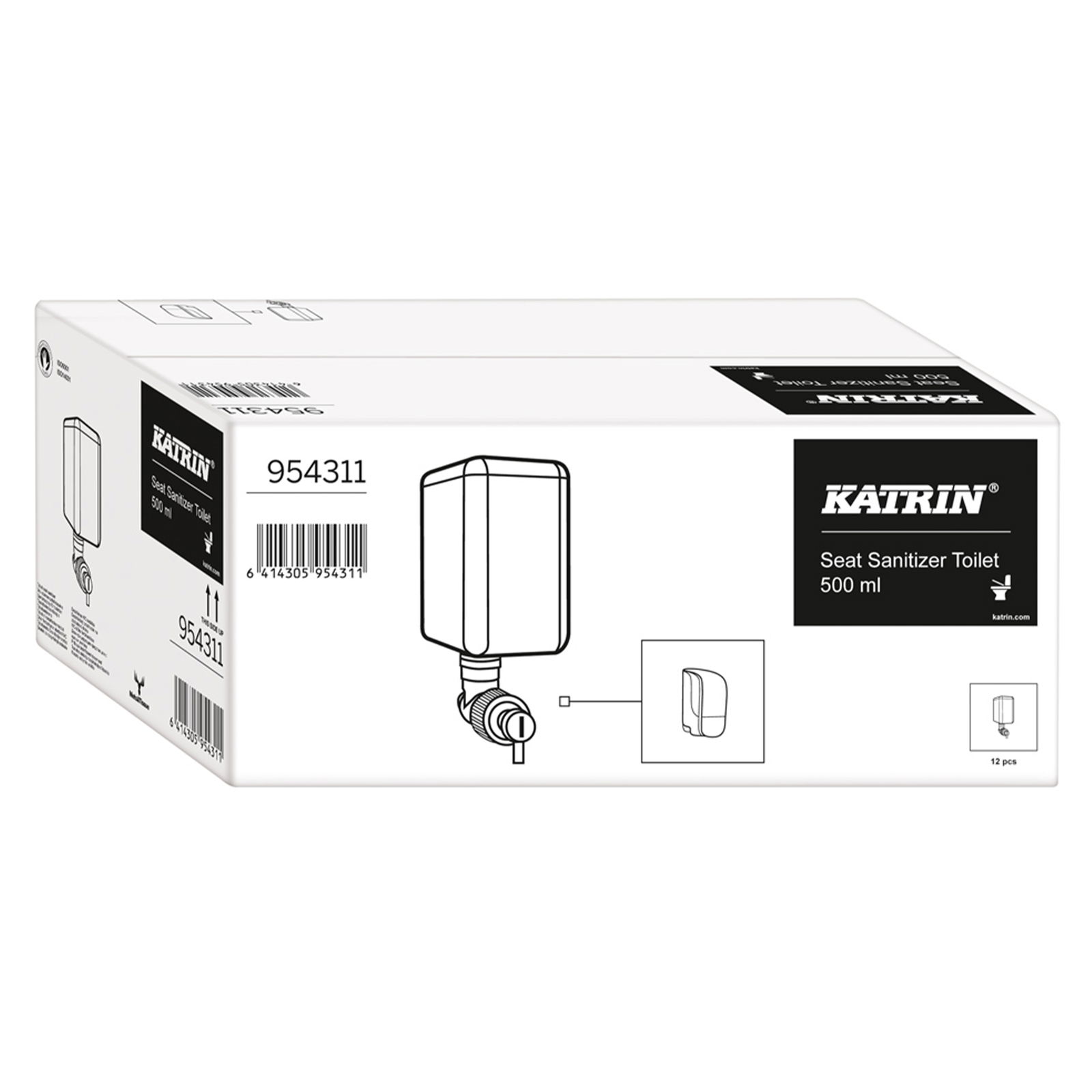 Detergente per sedile WC 500 ml antibatterico KATRIN 954311