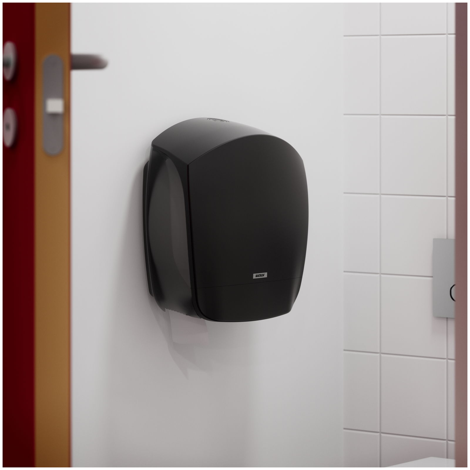 Distributeur de papier toilette Katrin Gigant 82186 L pour rouleaux jumbo