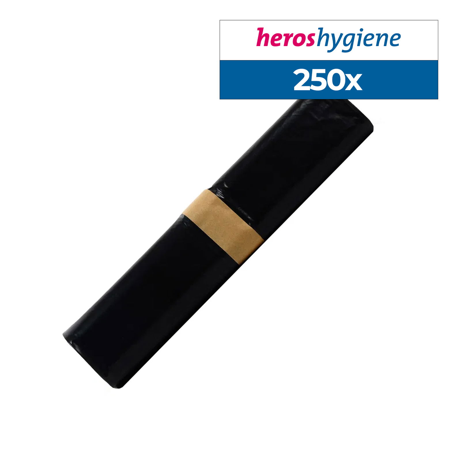 Funny AG-274 Müllbeutel LDPE-Regenerat grau 140l 250 Stück