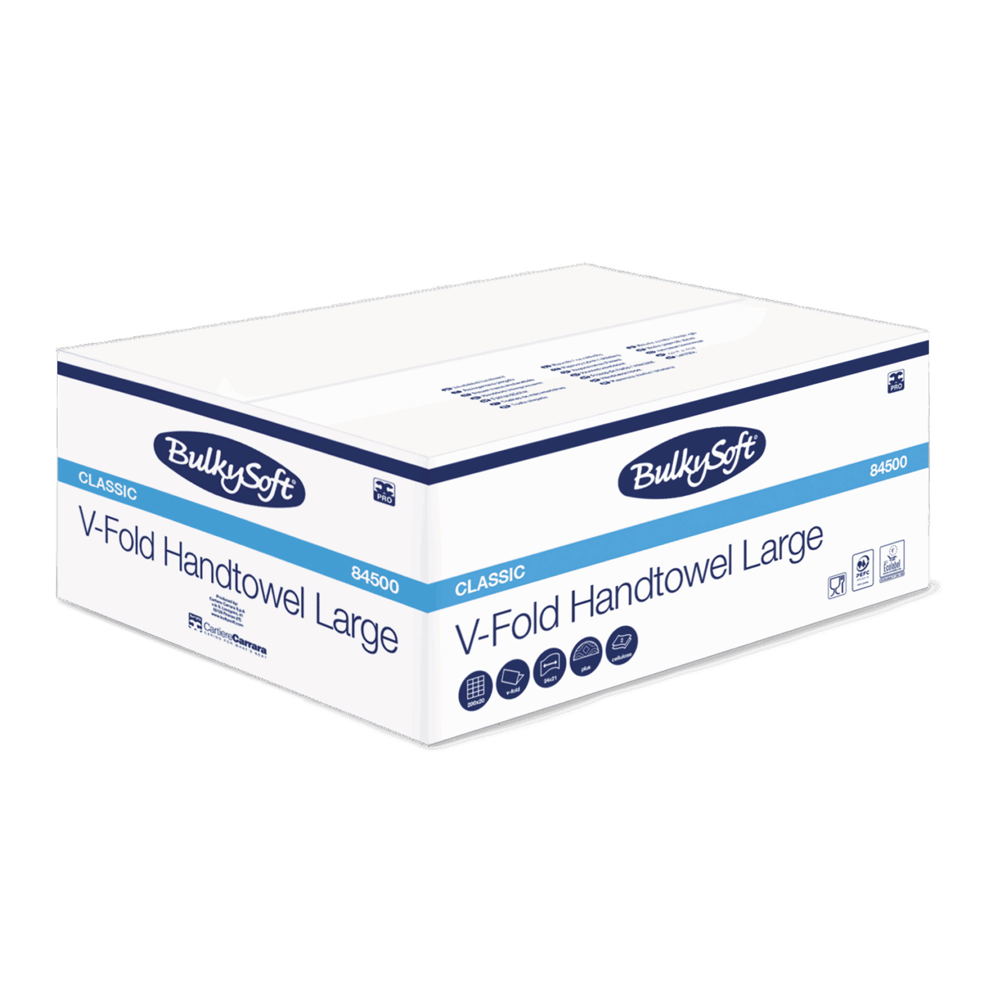 V-Fold Handtowel, Large, Handtowel, Classic, BulkSoft