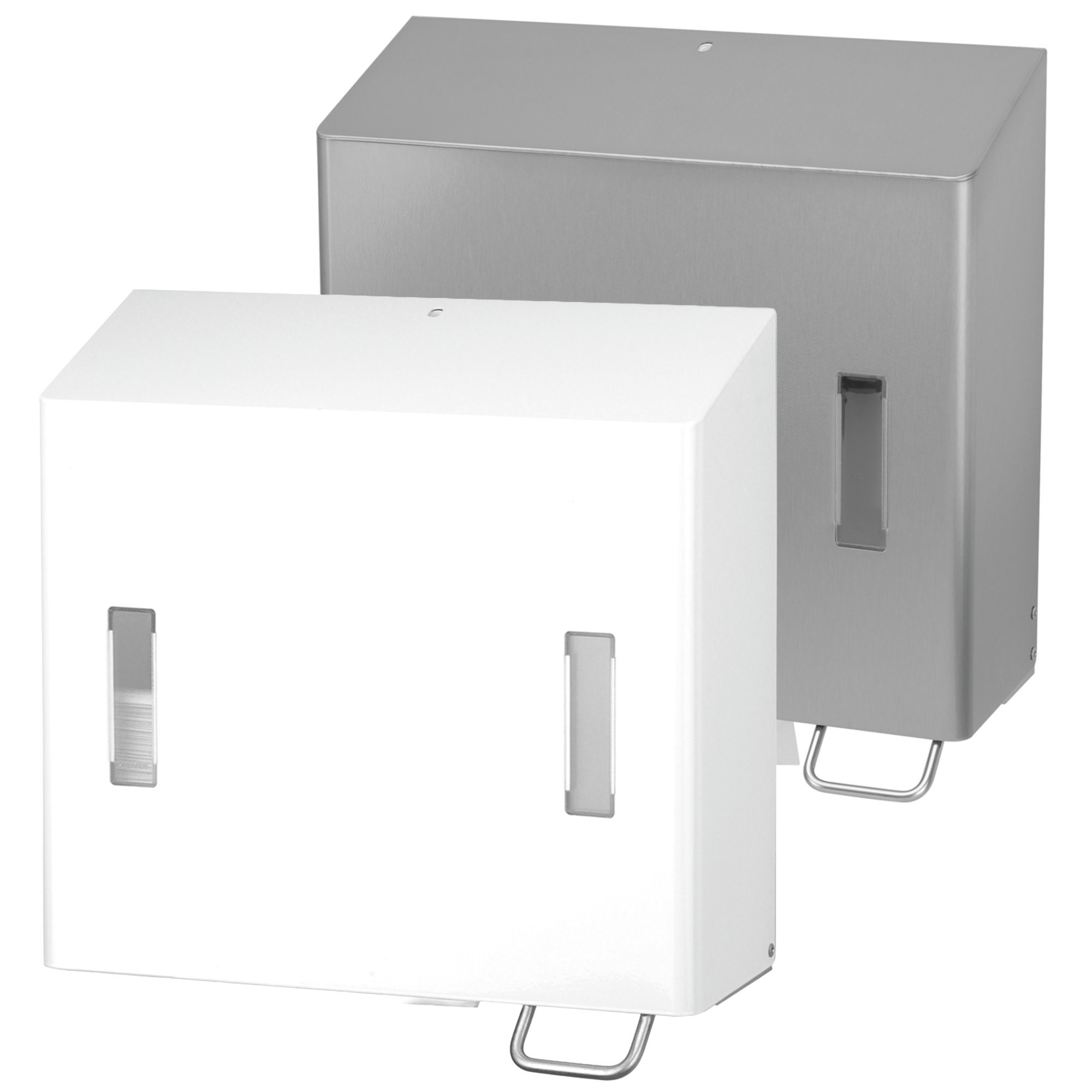 Handtuchspender, Wandspender, Stahlschrank, Kunststoffspender, Schwenkrahmen