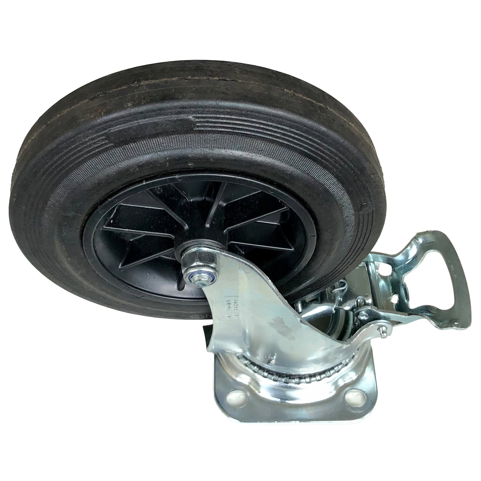 Roulette pivotante avec boîtier | 200 mm | avec frein | Vercon