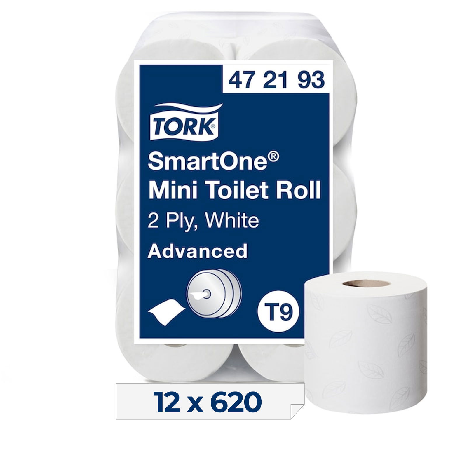 Tork 472193 rotolo di carta igienica SmartOne mini T9