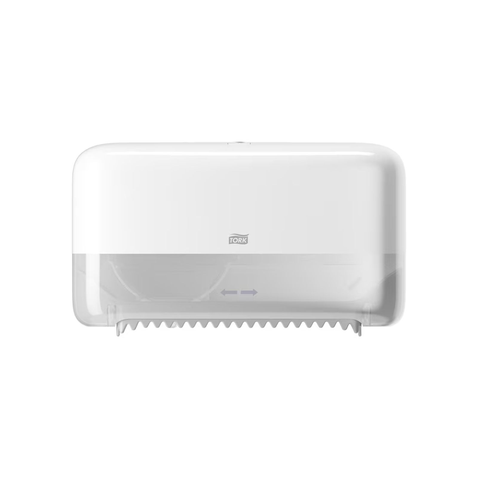 Tork 558040 Toilettenpapierspender OptiServe hülsenlos Midi weiss Seite