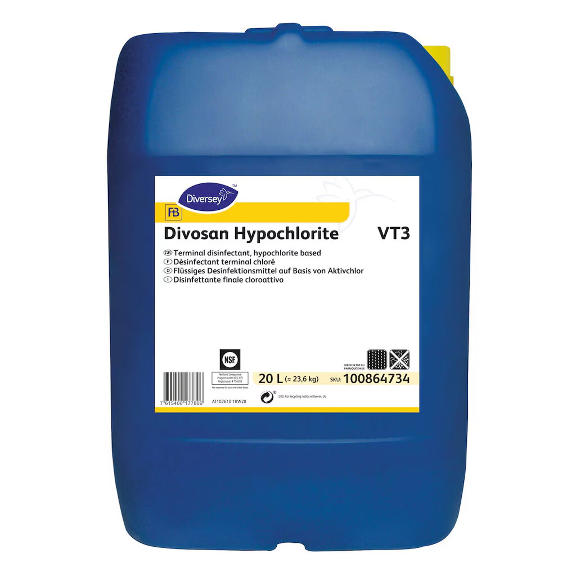Flächendesinfektionsmittel | Diversey Divosan Hypochlorite VT3