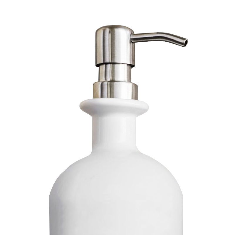 Pumphead Spender-Aufsatz für Whisky- & Ginflaschen silber