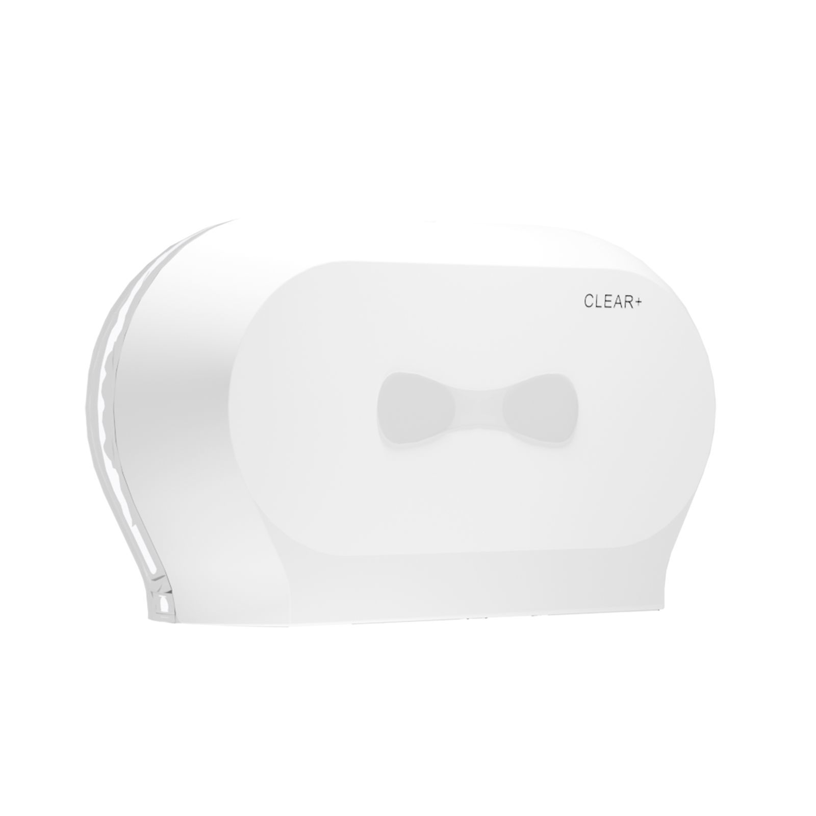 Clear+ 1701670 Midi Toilettenpapierspender weiß