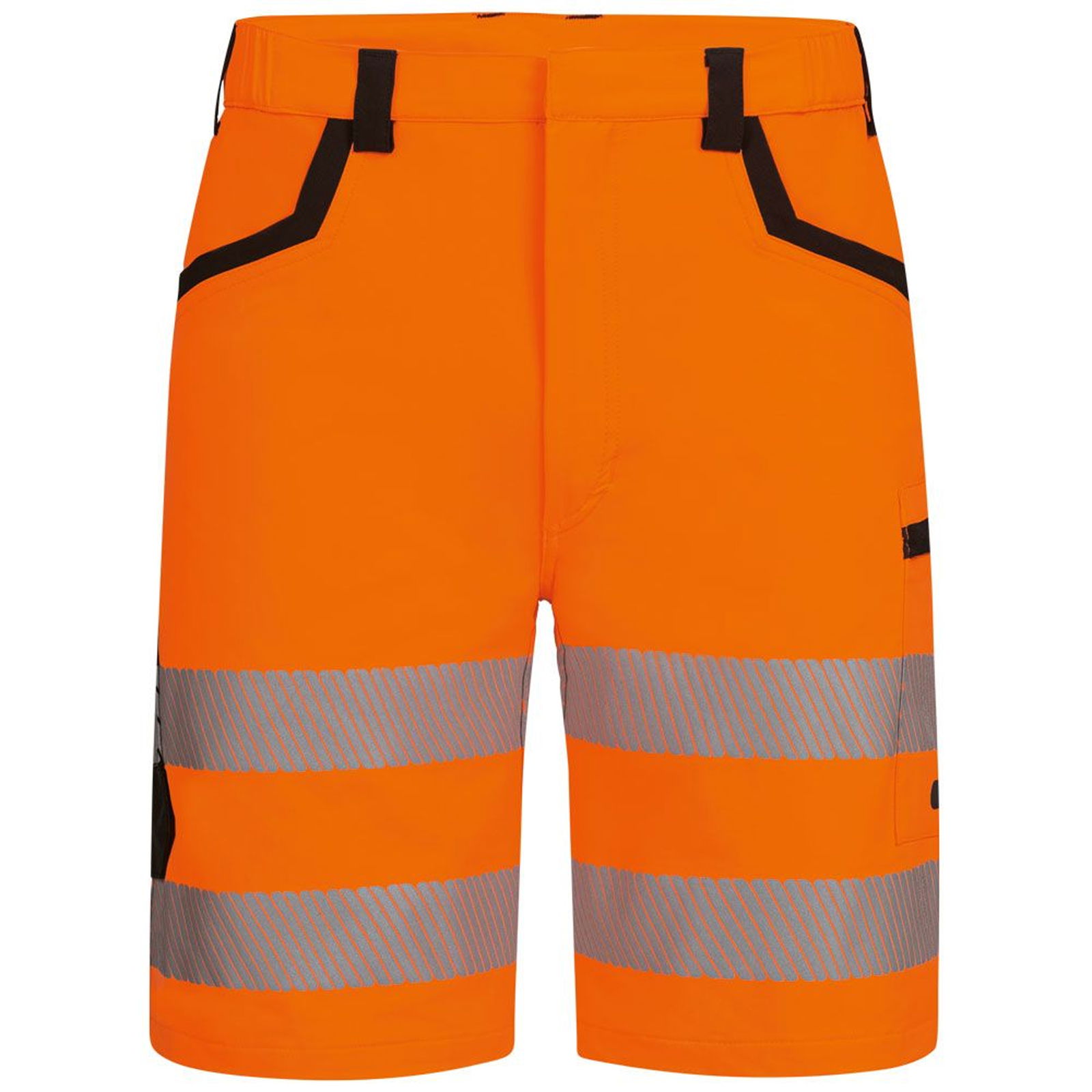 Warnschutzhose kurz orange Stretch Elysee Rouen 22766