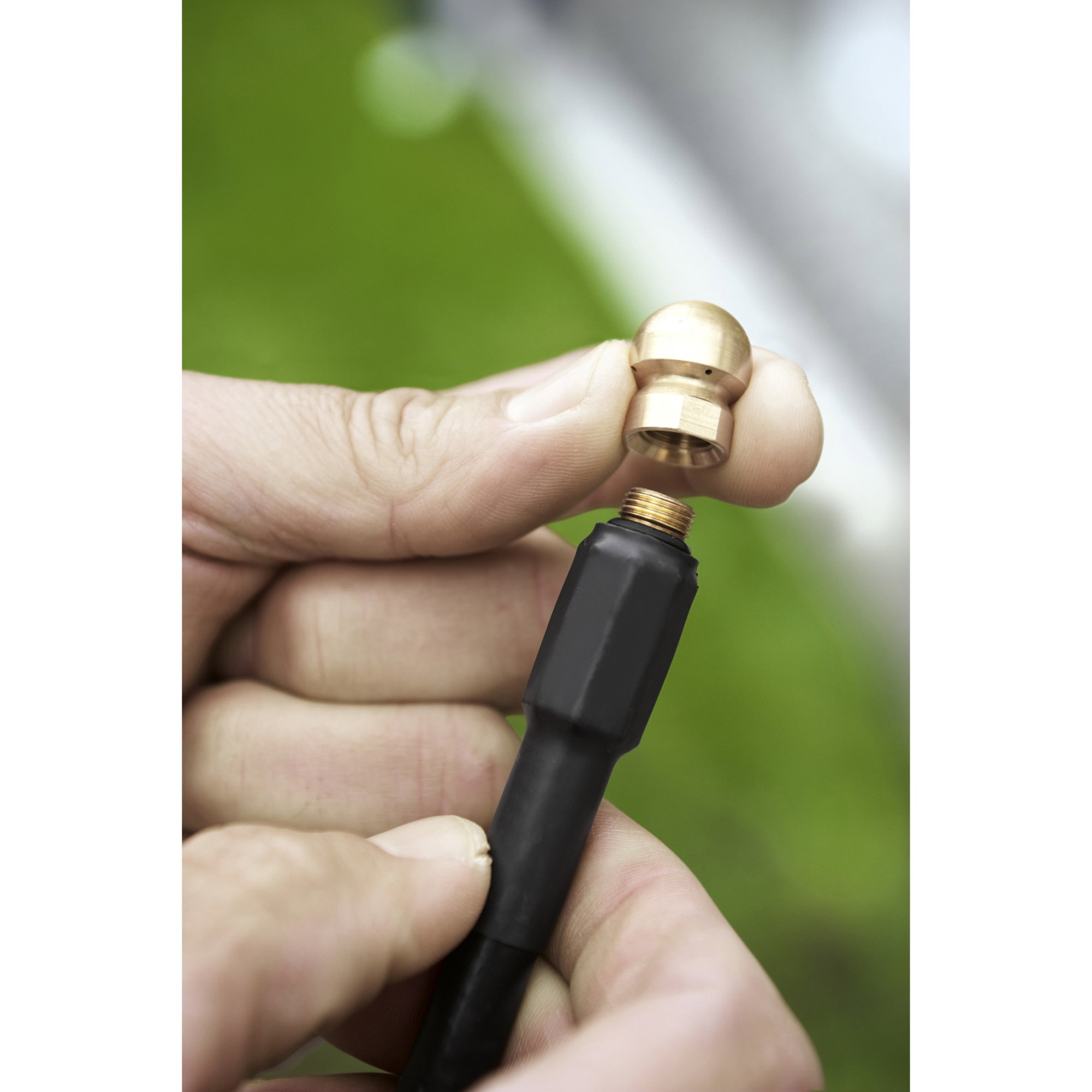 Gravur, Messing, Schraubkontakt, Kabel, Kugelkupfer
