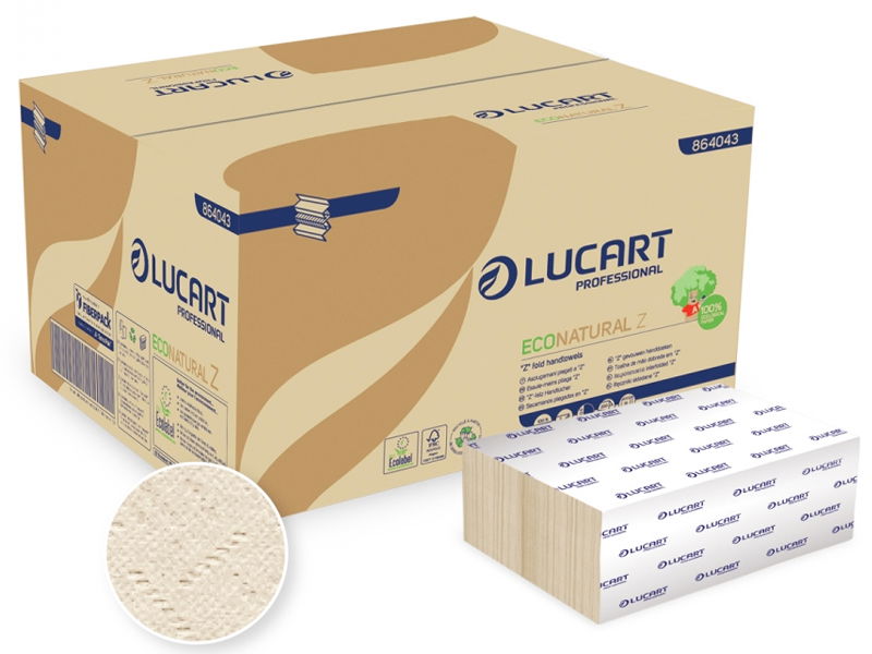 Papierhandtücher EcoNatural Z 2-lagig