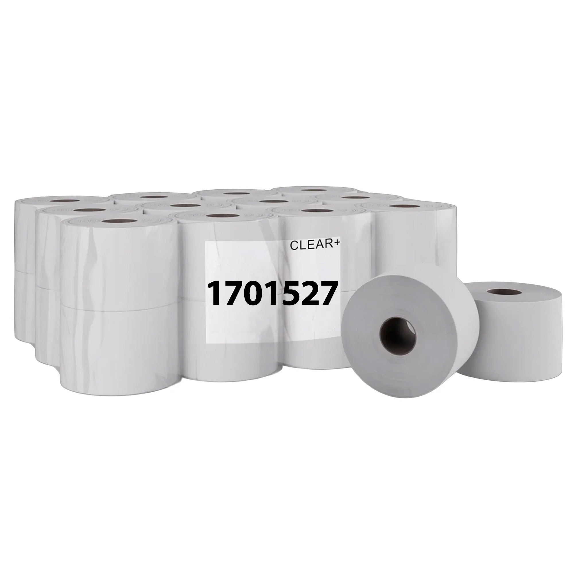 Toilettenpapier | 2-lagig | Zellstoff | 833 Blatt | Clear+