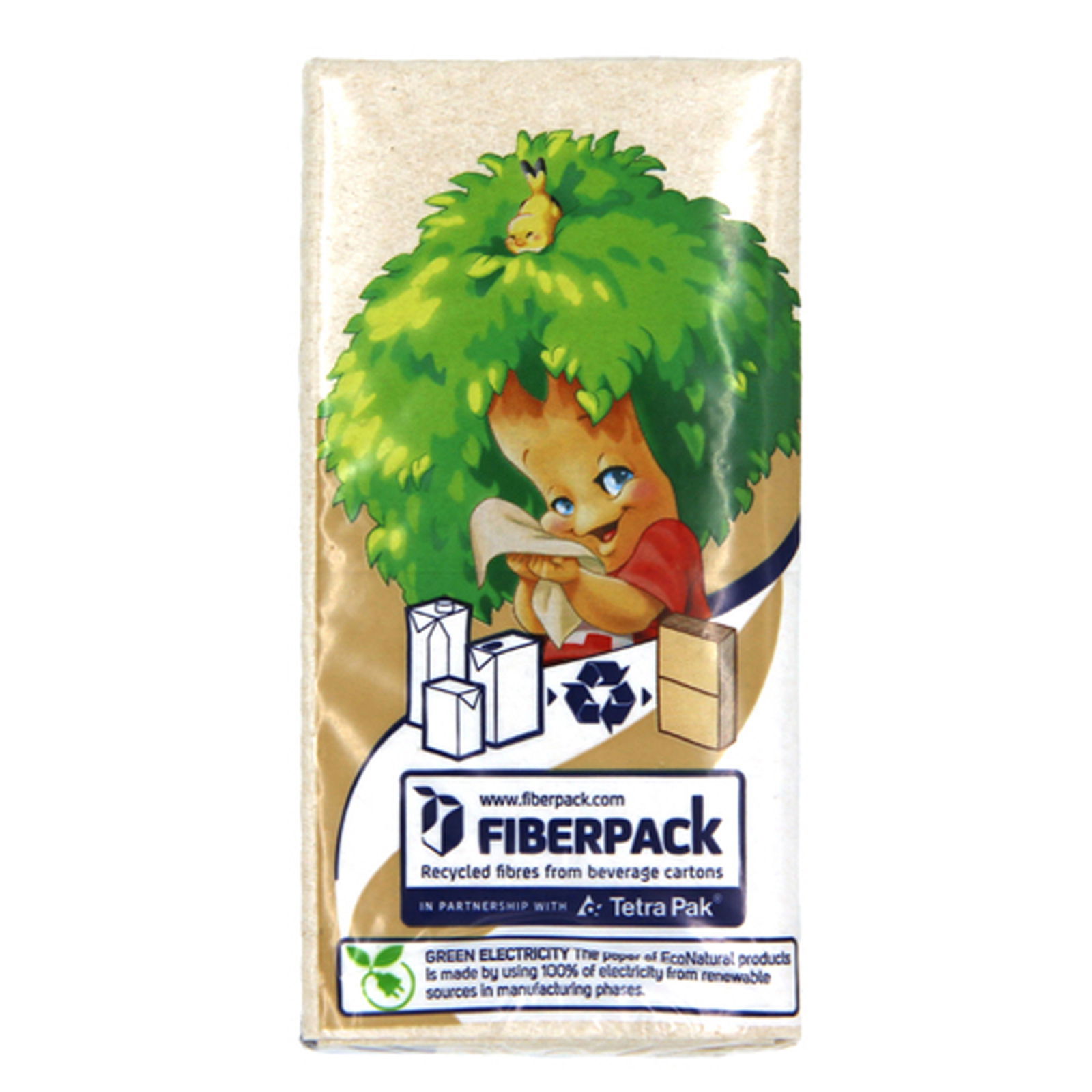 Lucart EcoNatural 90 F mouchoirs 4 plis recyclés