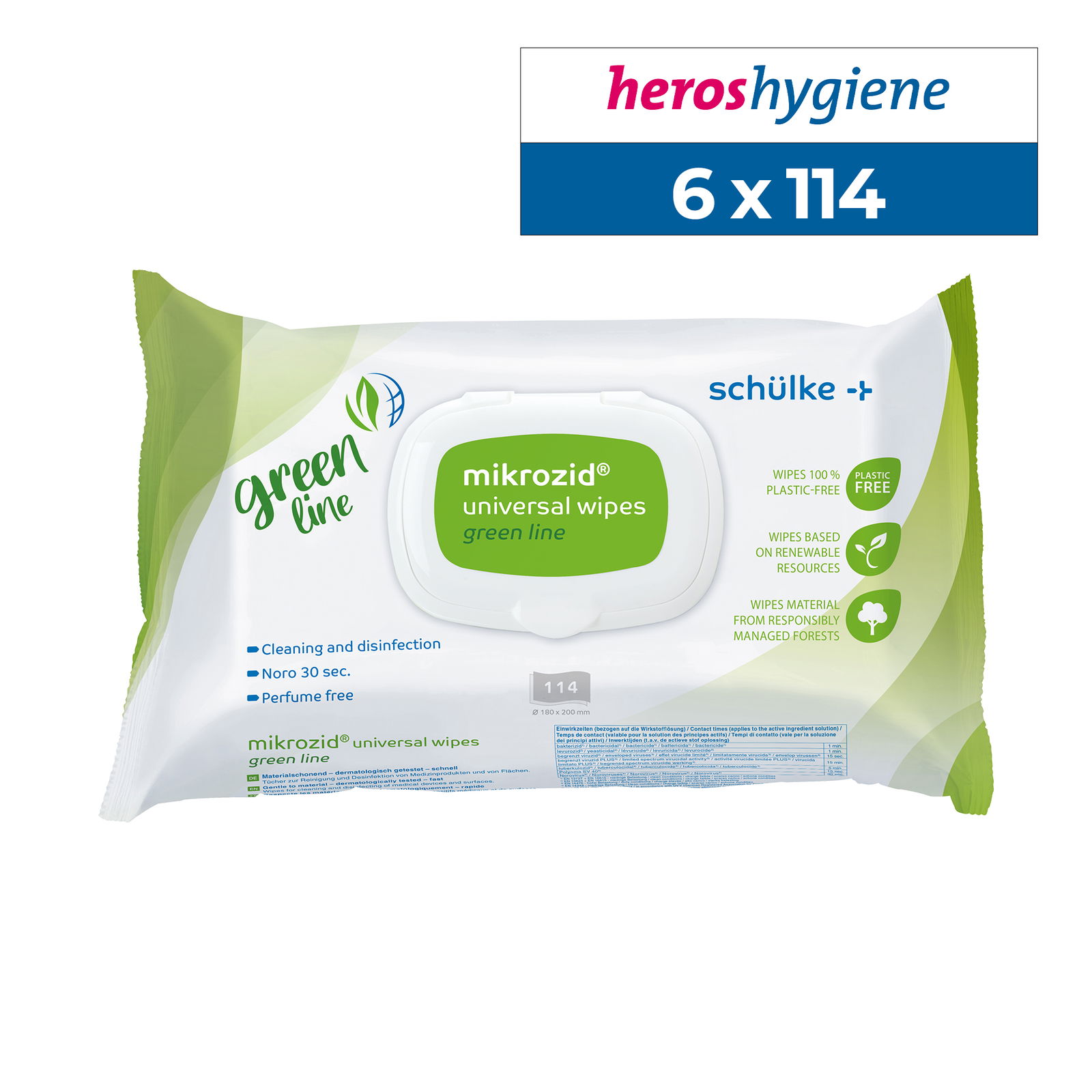Schülke Mikrozid universal wipes 70003354