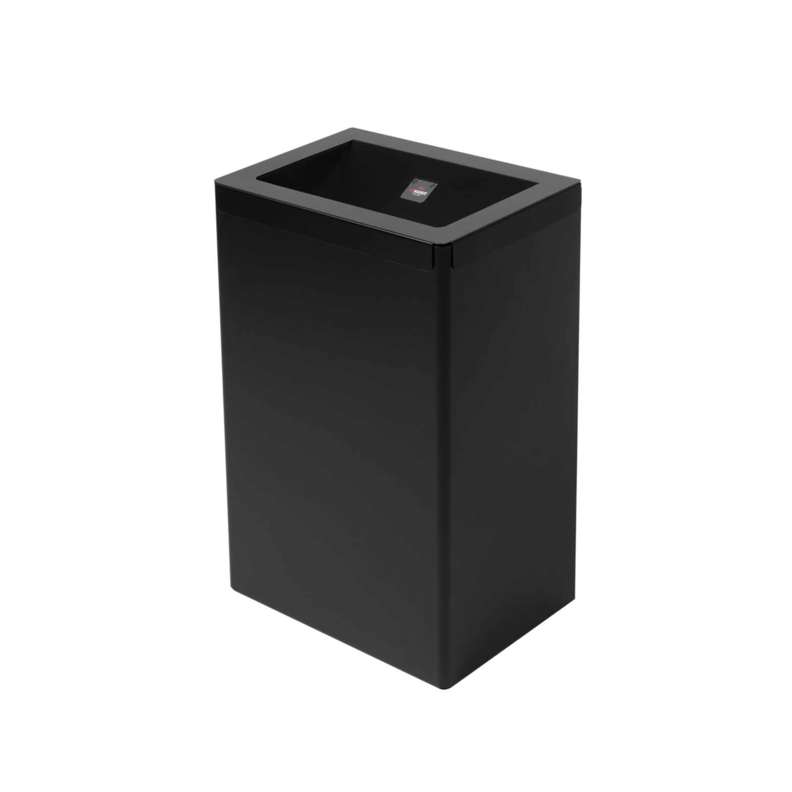 Ophardt 1423573 Abfalleimer 50 Liter Edelstahl schwarz OBU 50 P MN