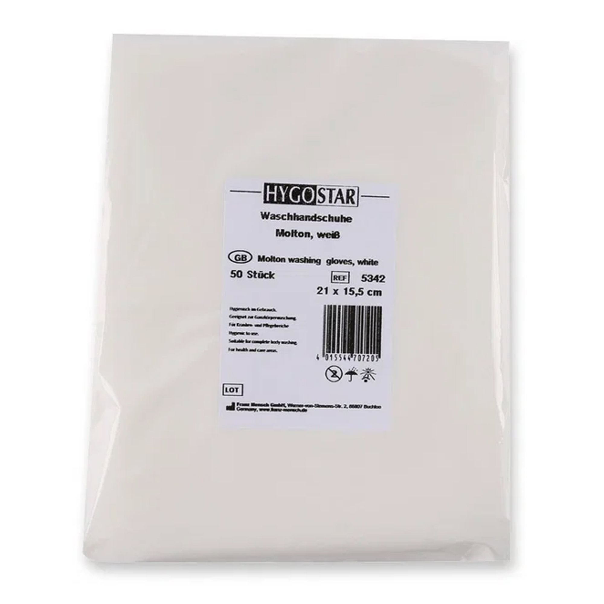 Gants de toilette jetables | Molton | Hygostar