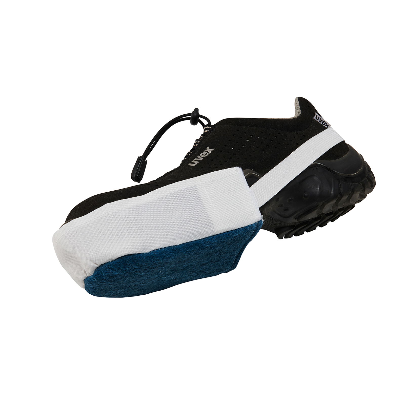 Schuhpad weiss mit blauer Sohle, Universalgrösse, 10 Stk