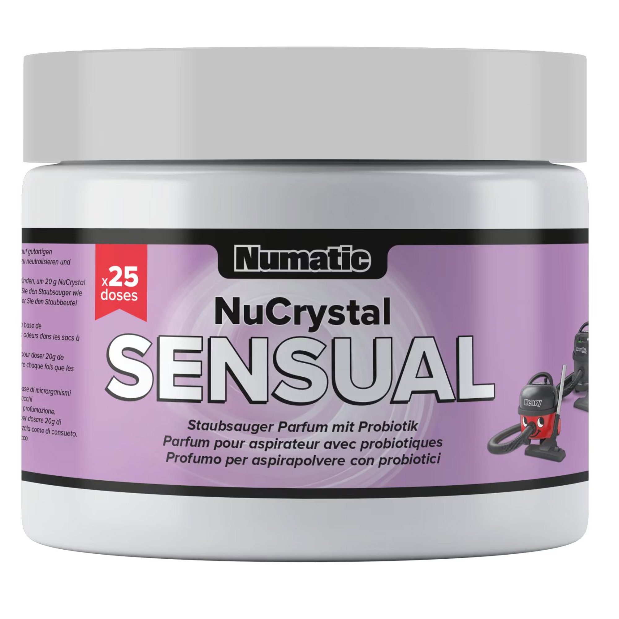 Staubsauger Deo | 500 g | mit Probiotik | Numatic NuCrystal Sensual