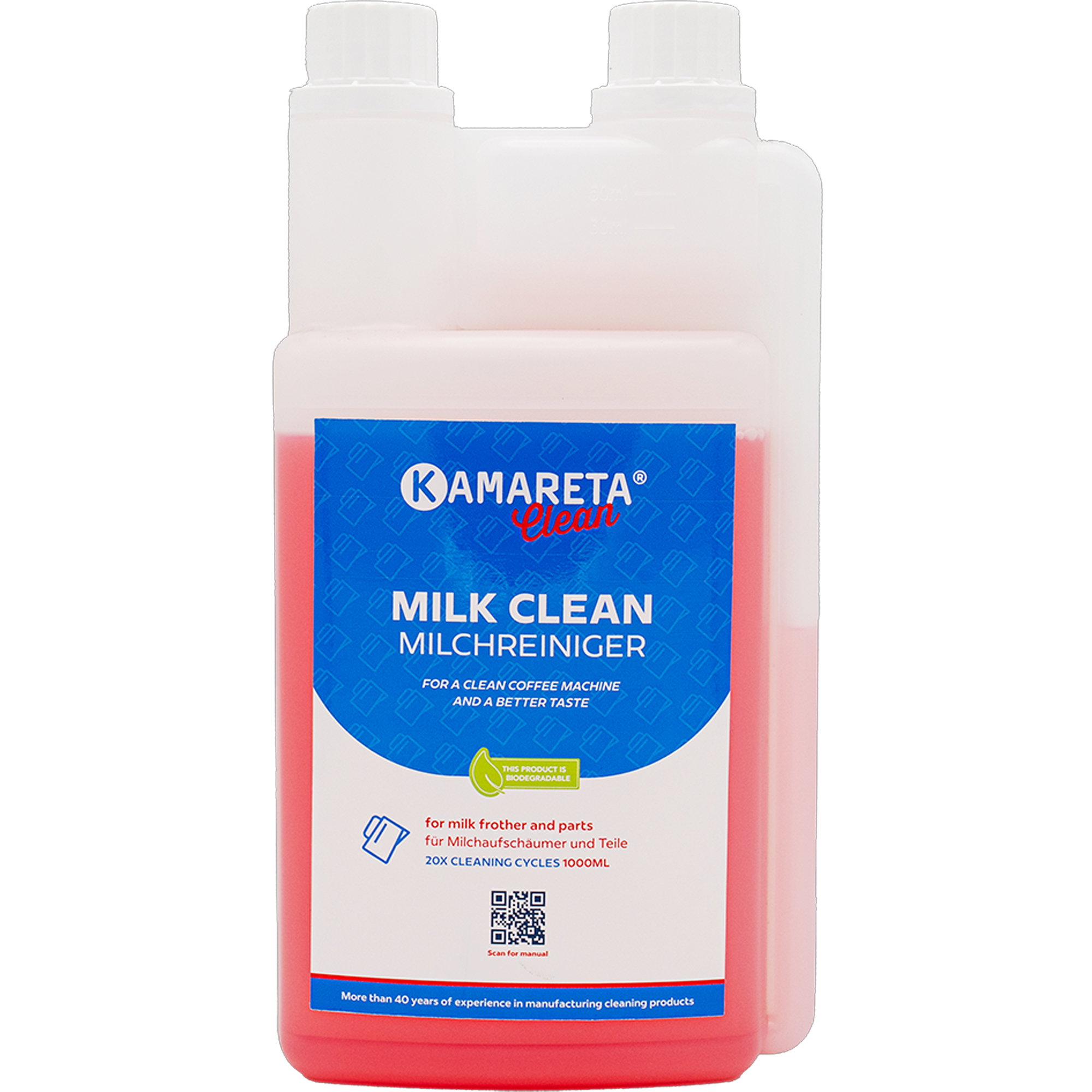 Milchreiniger für Kaffeemaschine | 1 Liter | Alkalisch | Kamareta