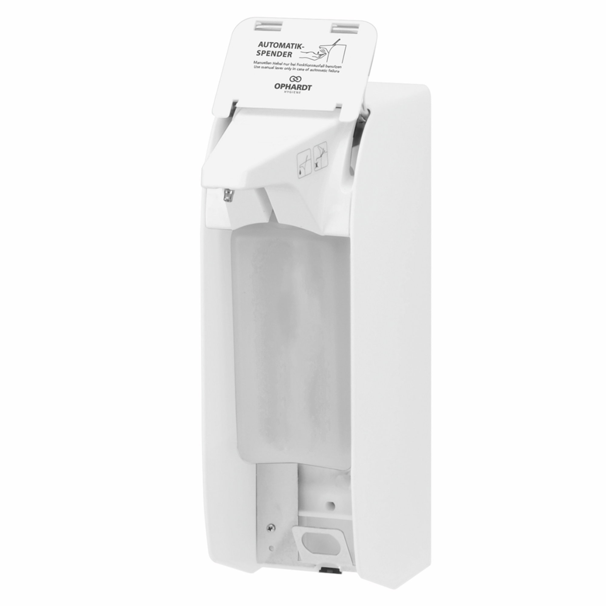 Sensor-operated soap and hand sanitiser dispenser | ingo-man plus IMP E P Touchless