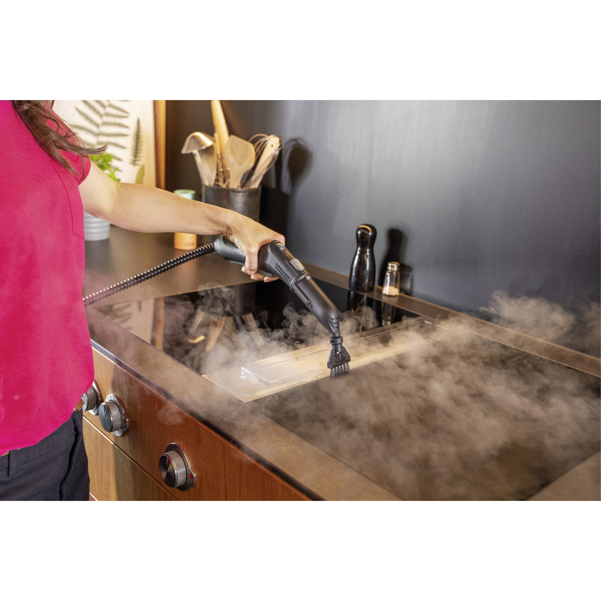 Antihaftpfanne, Induktionskochfeld, Küchenwerkzeug, Dampffront, Grillpinsel