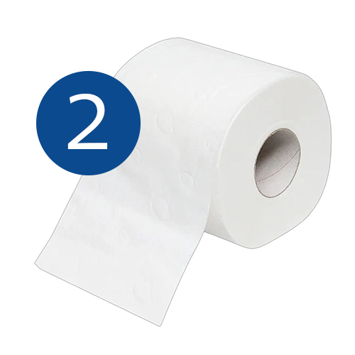 2-ply toilet paper