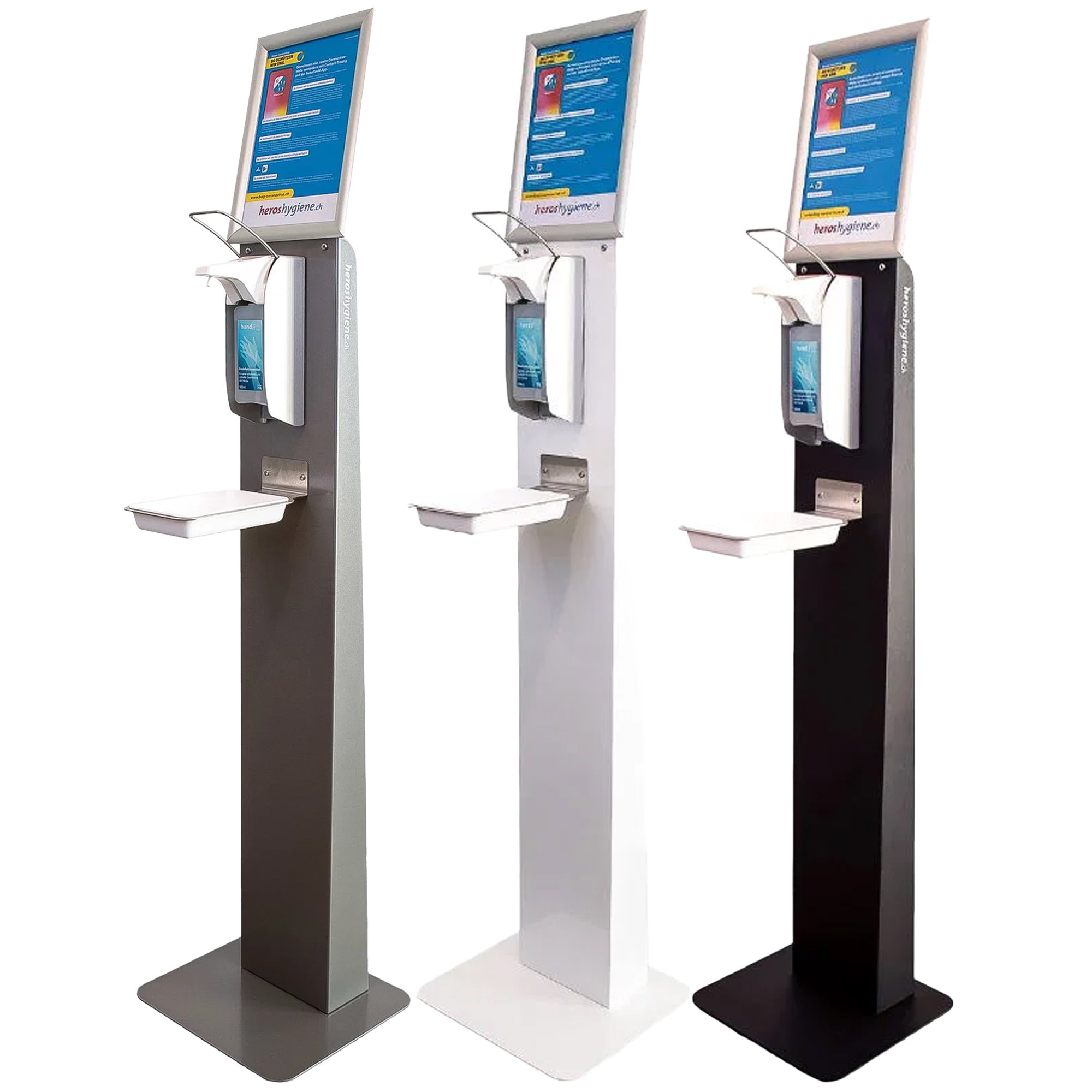 Hand Sanitizer Dispenser, Dispenser Stand, Touchless, Public Use, Stands
