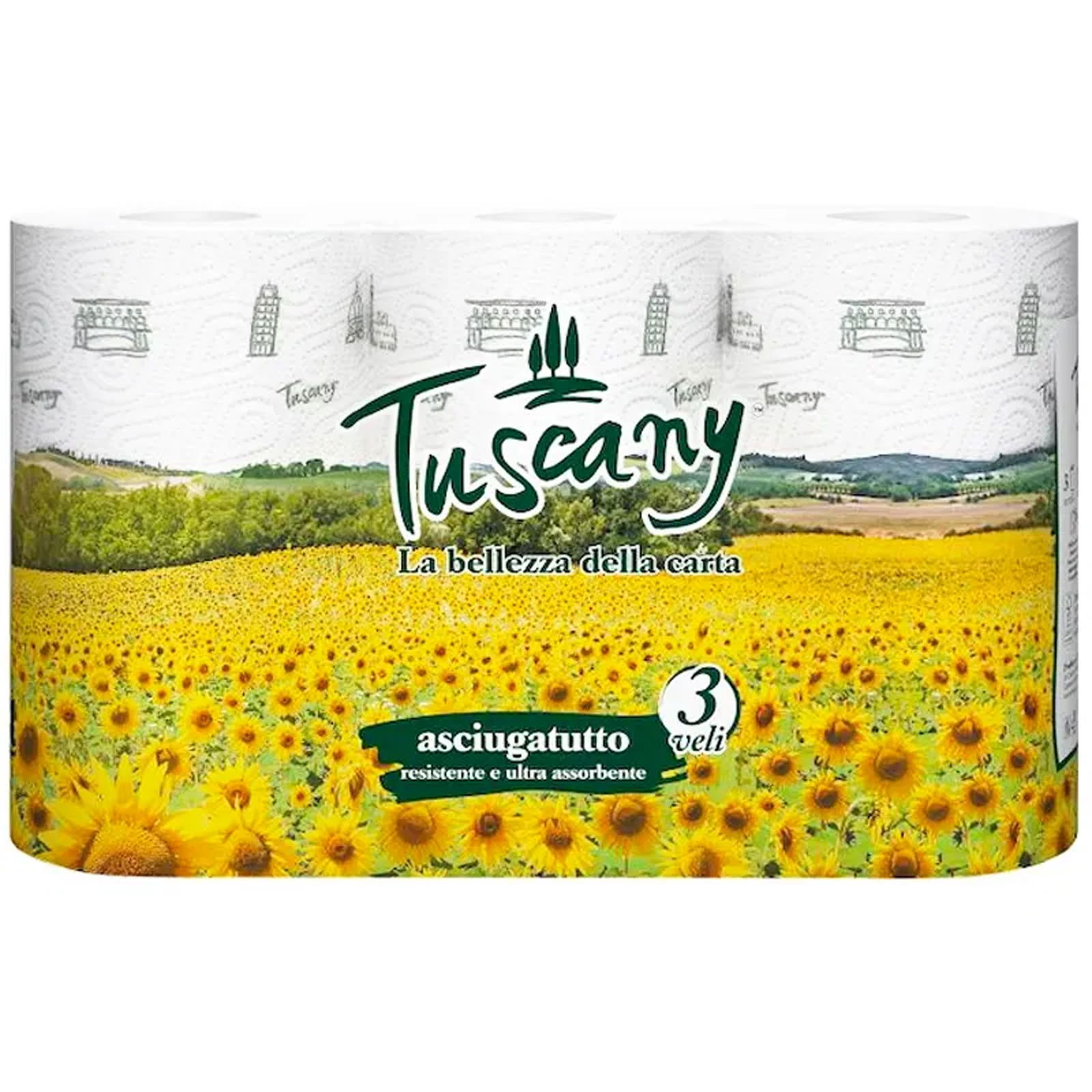 Haushaltspapier Premium Tuscany 3-lagig Zellstoff